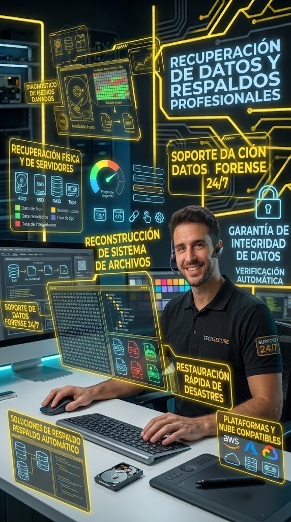 Recuperación de datos de discos duros en Caracas